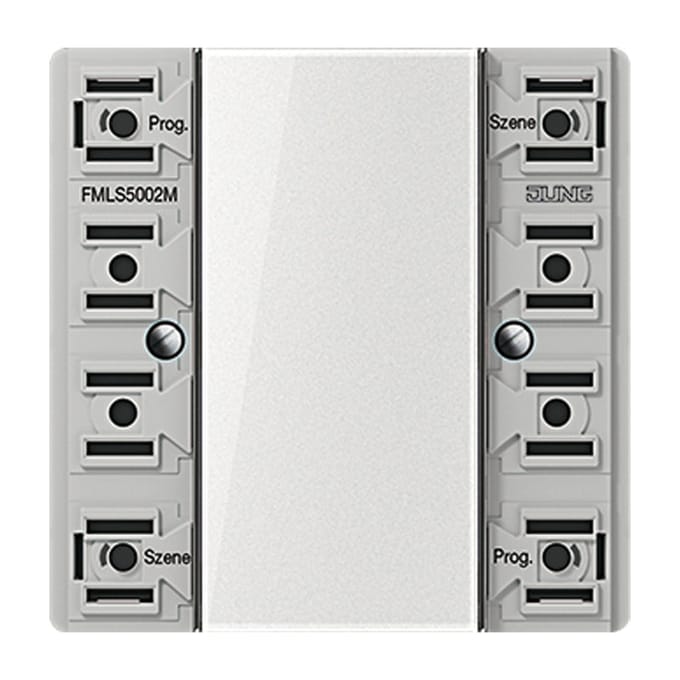 Jung eNet draadloze wandzender-module, 2-voudig, F50, Serie LS FM LS 5002 M