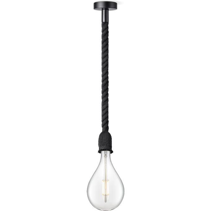 Home sweet home hanglamp Leonardo zwart Pear - helder