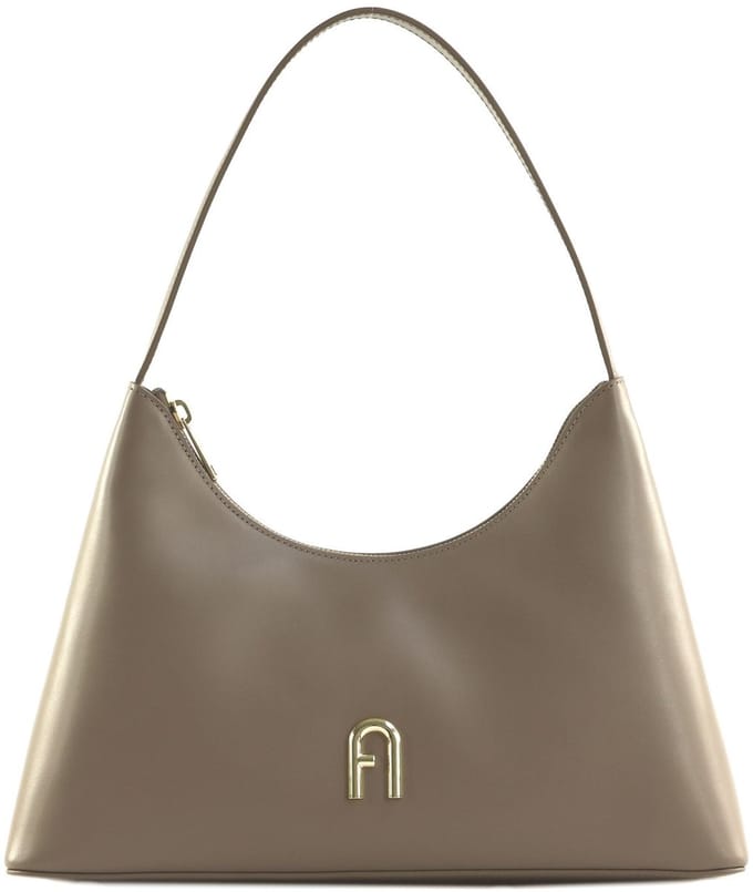 FURLA Leren Schoudertas Diamante Shoulder Bag Mauve