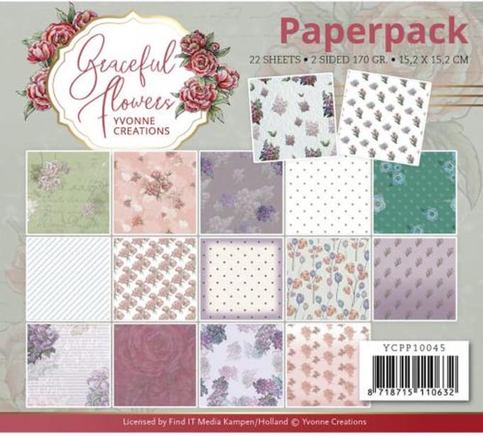 Paperpack - Yvonne Creations - Graceful Flowers