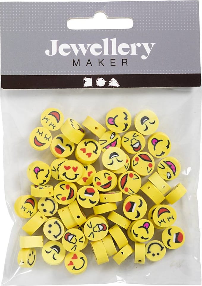 Creativ Company Figure beads Smiley 60 pcs.