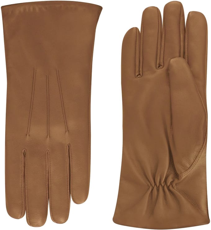 Laimböck Radcliffe - Leren heren handschoenen heren Kleur: Camel, Maat: 8.5
