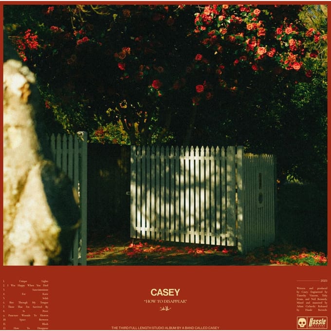 Casey CD - How To Disappear - voor Geen - standaard
