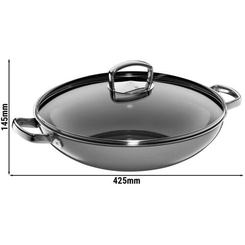 WMF Fusiontec Mineral - WOK - Ø 360mm - 7 liter - Platina