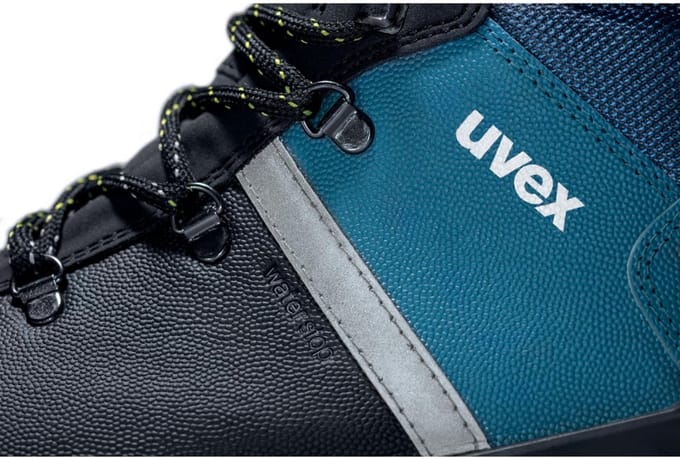 uvex 2 construction 6513141 Hoge veiligheidsschoenen S3 Schoenmaat (EU): 41 Zwart, Blauw 1 paar