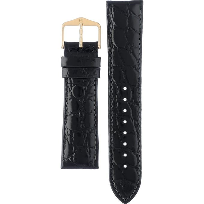 Hirsch 12302850NQ-1-20 Crocograin Horlogeband