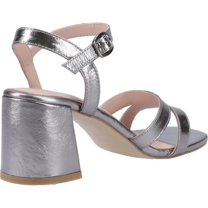 Hush Puppies Nalani Leren Damessandalen In Tinkleur