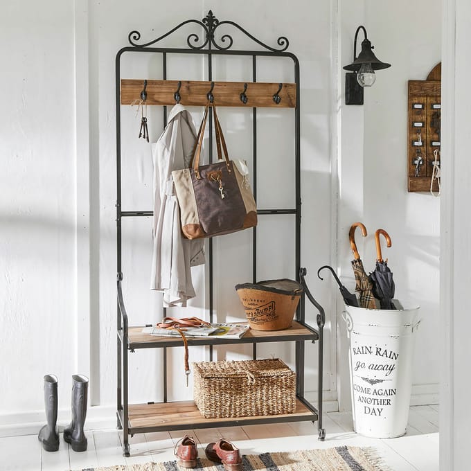 LOBERON Garderobe Sussy zwart/bruin