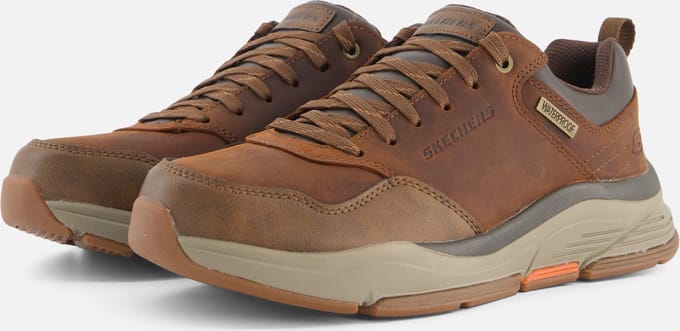 Skechers Bengao - Hombre Heren Veterschoenen - Bruin