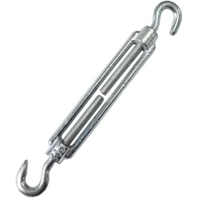 Sencys Kabelspanner - Gegalvaniseerd - Met Haken - M6 110mm