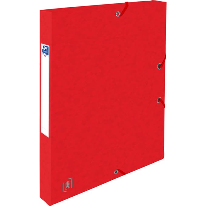 Elastobox Oxford Top File+ A4 25mm rood