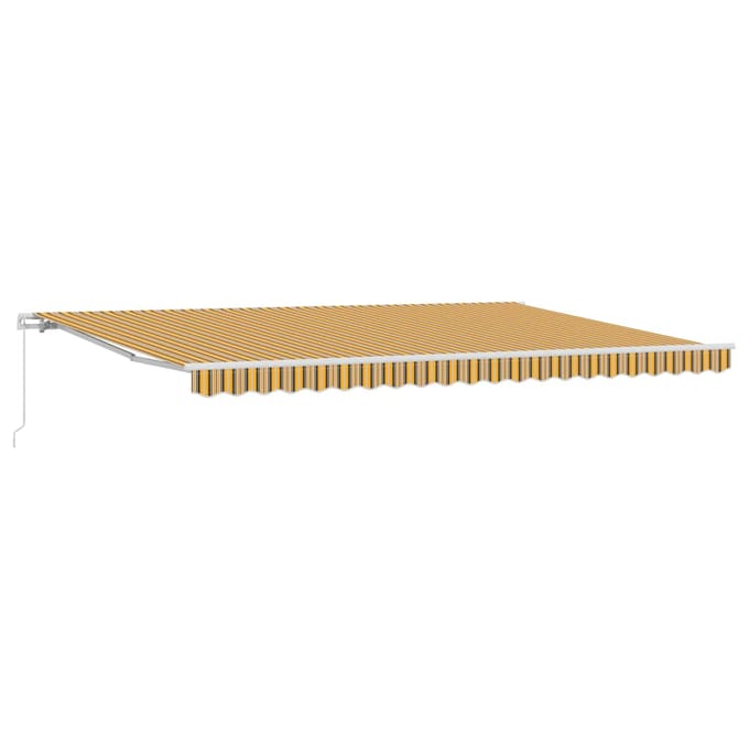 vidaXL - Uitschuifbare - luifel - Meerkleurig - 500 - x - 300 - x - 165 - cm