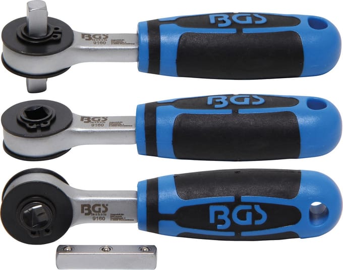 BGS Doorsteek ratelsleutel 1/4