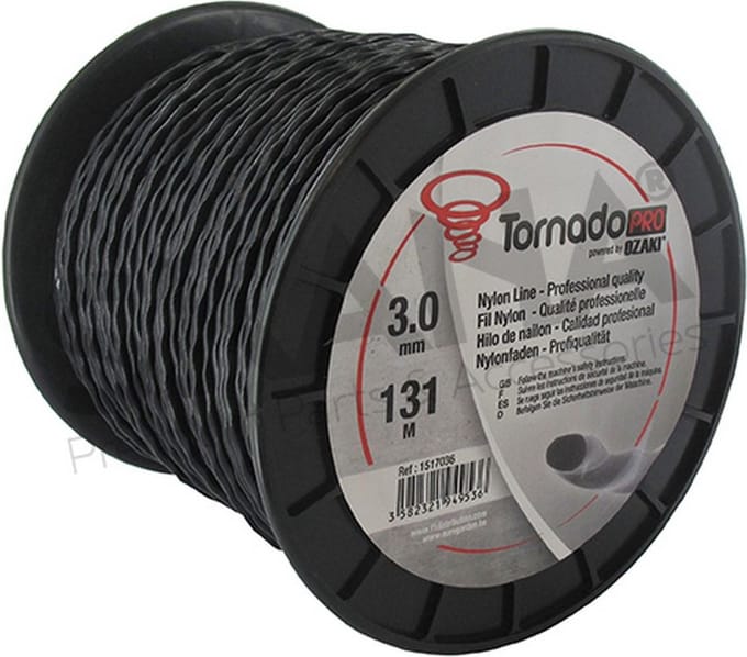 OZAKI TORNADO PRO - Spiraalvorm 3,0 mm x 131 m (Rol)