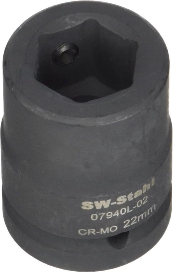 SW-Stahl 07940L-02 Slagadapter, 20 mm (3/4") voor 22 mm speciale bits