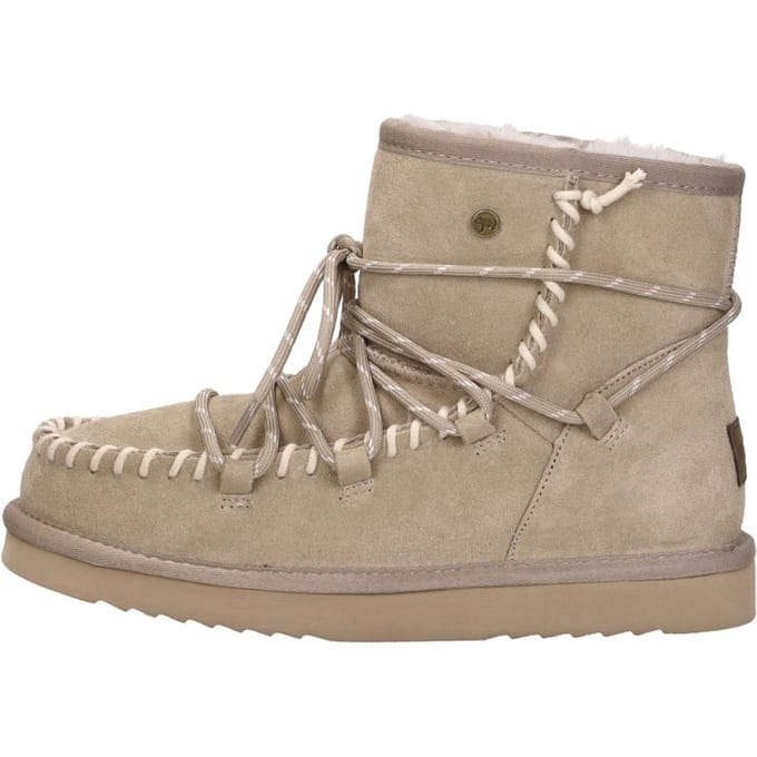 Warmbat Kalbarri Suede lace boot Dames Laarzen - Taupe