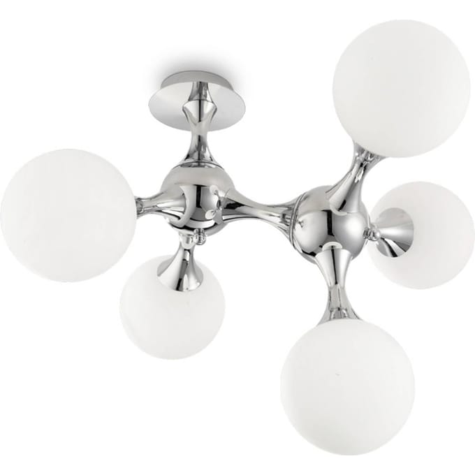 IDEAL LUX Plafondlamp Nodi Bianco 5-lamps E14