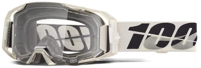 100% Armatic kruisbril - Helder vizier - Grijs/Zwart