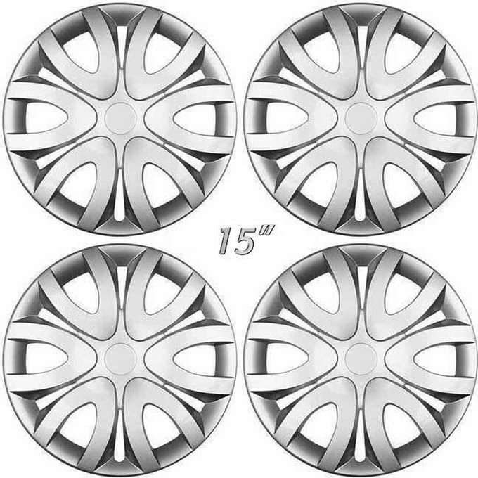 Wieldoppen MIKA-S 15 inch zilver (set a 4 stuks in doos)