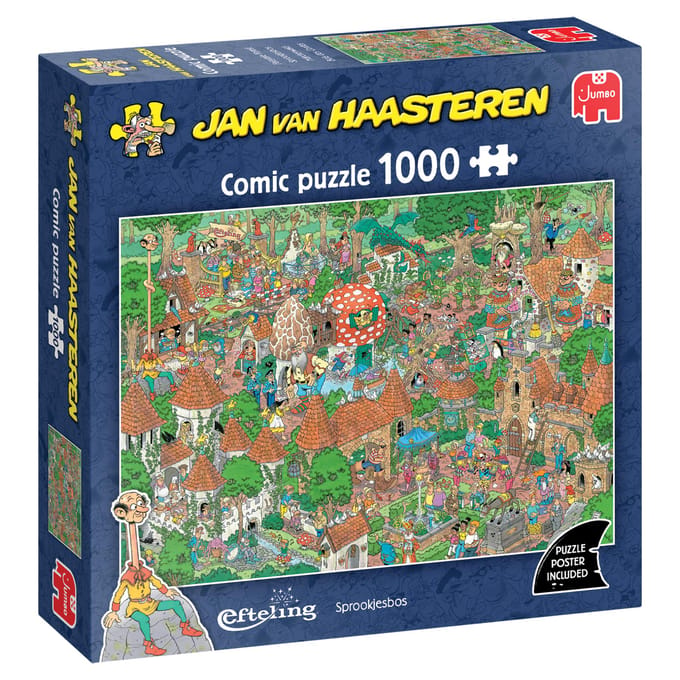 Jumbo Jan van Haasteren Efteling Sprookjesbos 1000 stukjes Volwassenen puzzels