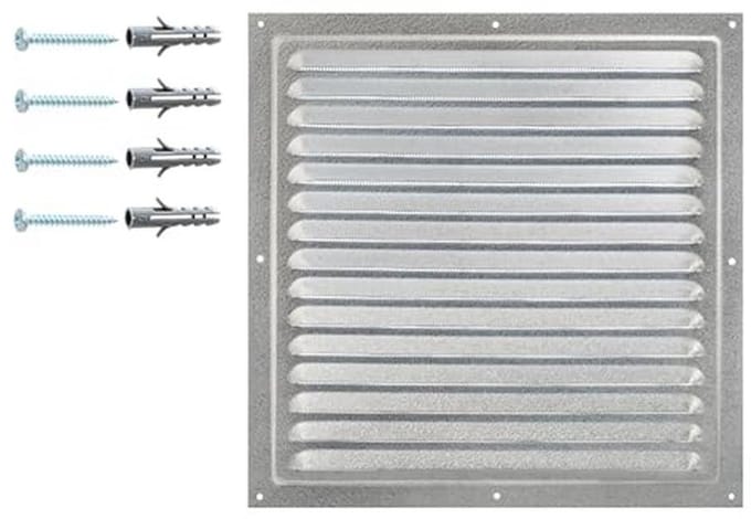 Ventilatierooster met Insectennet 30x30 cm - Weerbestendig en Duurzaam