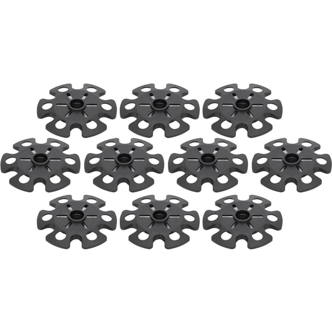 10 stuks Alpenstock Wandelstokken Accessoires Rubber 85mm Sneeuwsteun Modderbak Zwart gray