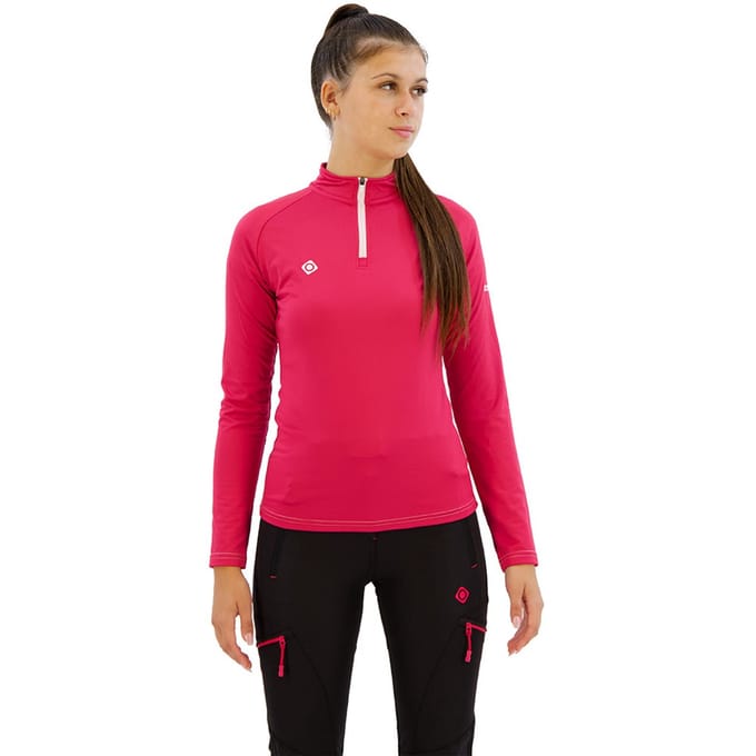 Izas Isar W T-shirt Met Lange Mouwen Roze L Vrouw