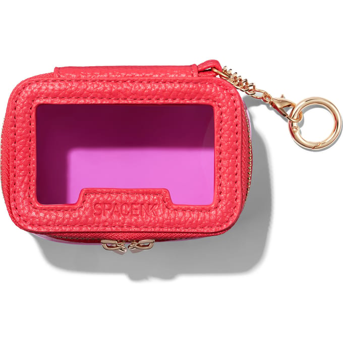 Space NK Micro Travel Bag Charm Flamingo Pink