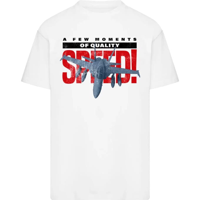 Oversized T-shirt Upscale Speed Jet