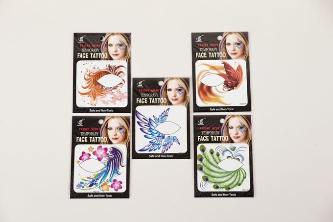 Oog tattoo assorti per stuk