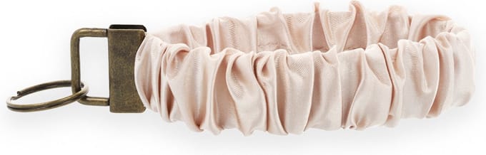 Lajetti Scrunchie Sleutelhanger Champagne - Sleutelbos