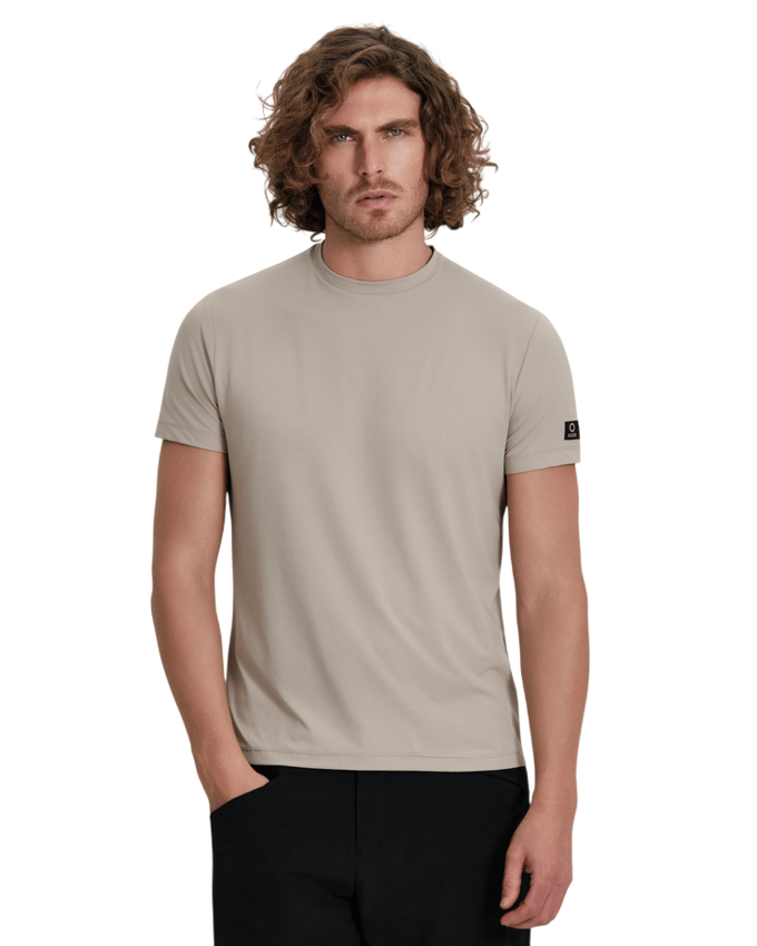 t-shirt Paul hals man zand