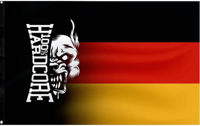 100% Hardcore Vlag Duitsland