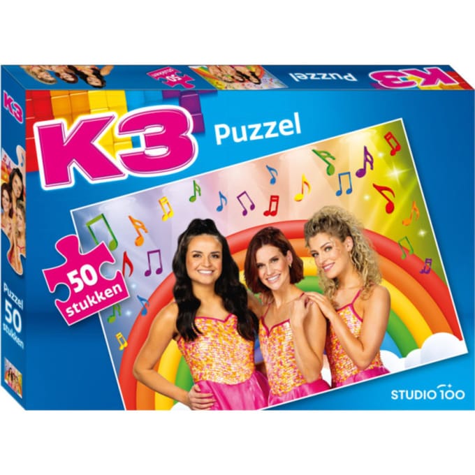 Studio 100 K3 Lied van de Zeemeermin puzzel 50st Kinderpuzzels