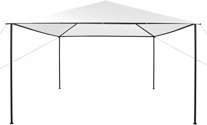 Tuinpaviljoen - Feesttent - Buitenfeesten - UV-bestendig - 4 x 4 meter - Wit