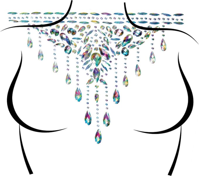 Lichaamsstickers vrouw Leg Avenue Choker