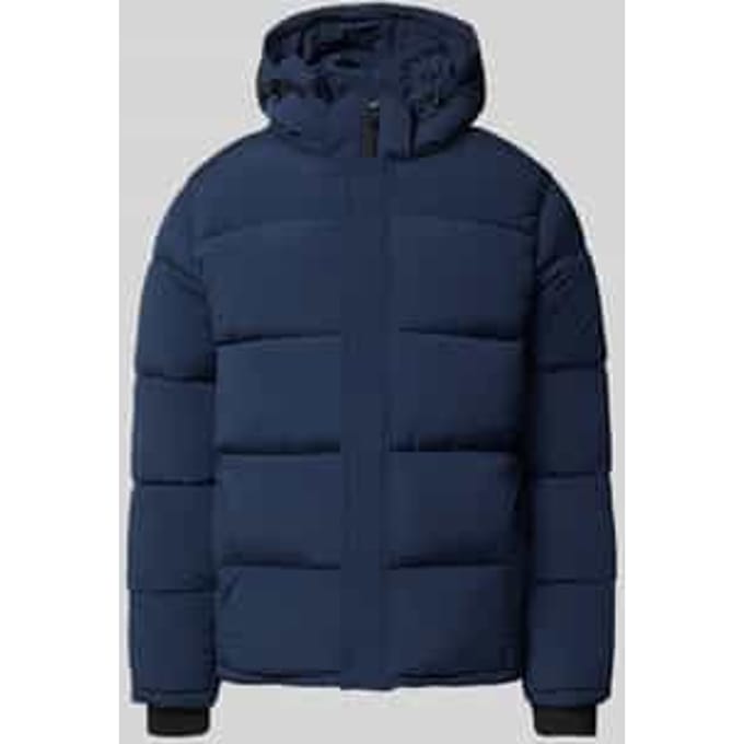 regular fit gewatteerd jack met afneembare capuchon model 'JOBIAS'