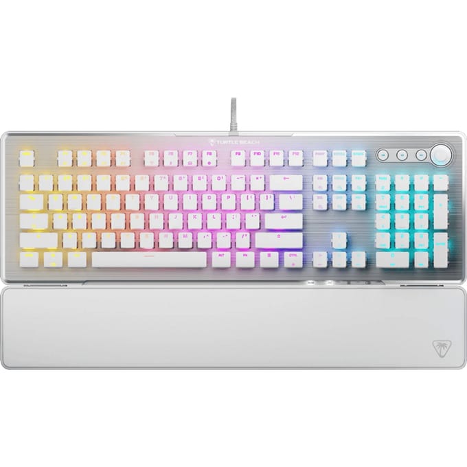 Turtle Beach® Vulcan II – Mechanisch Gaming Toetsenbord - PC - QWERTY - Wit