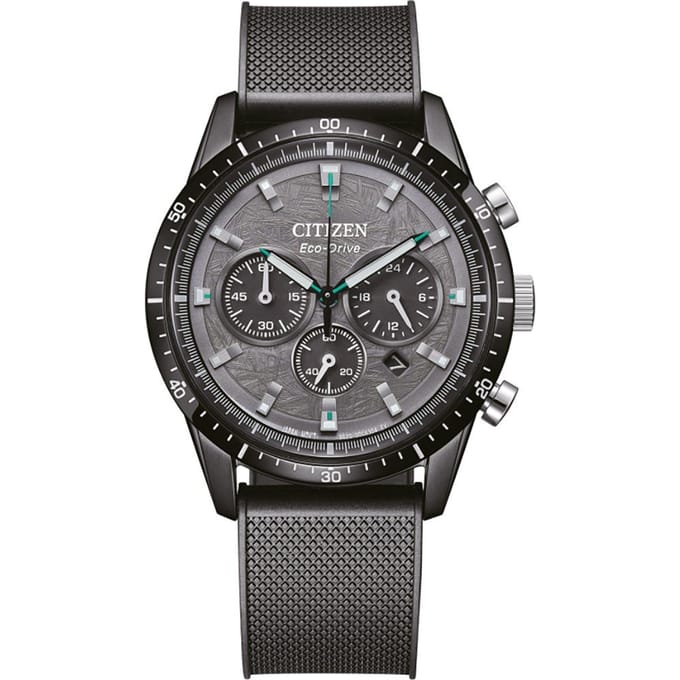 Citizen CA4625-02H Horloge - Rubber - Zwart - Ø 39 mm