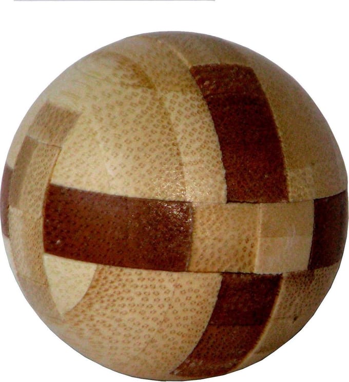 Eureka 3D Bamboo Brain Puzzle Ball