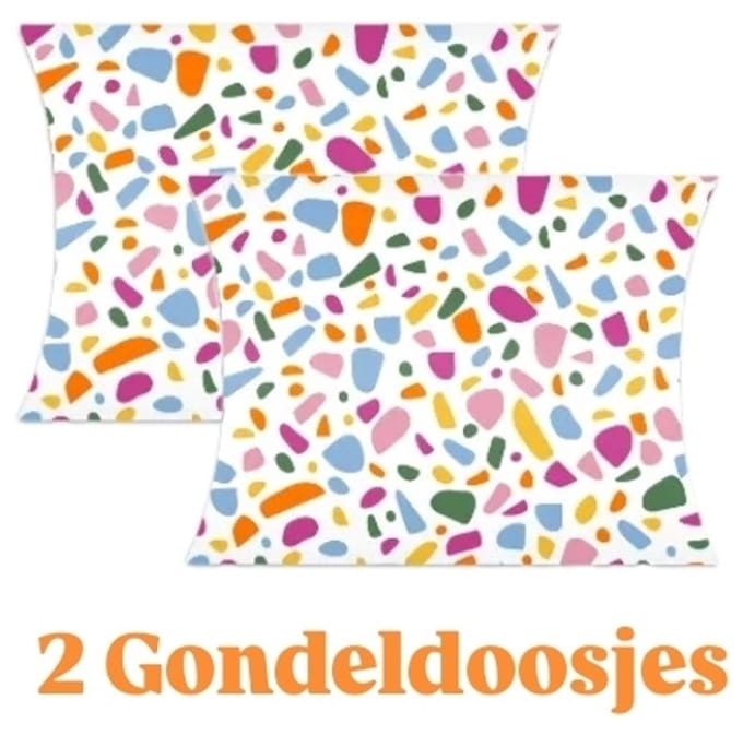 2x Gondeldoosje - Terrazzo color