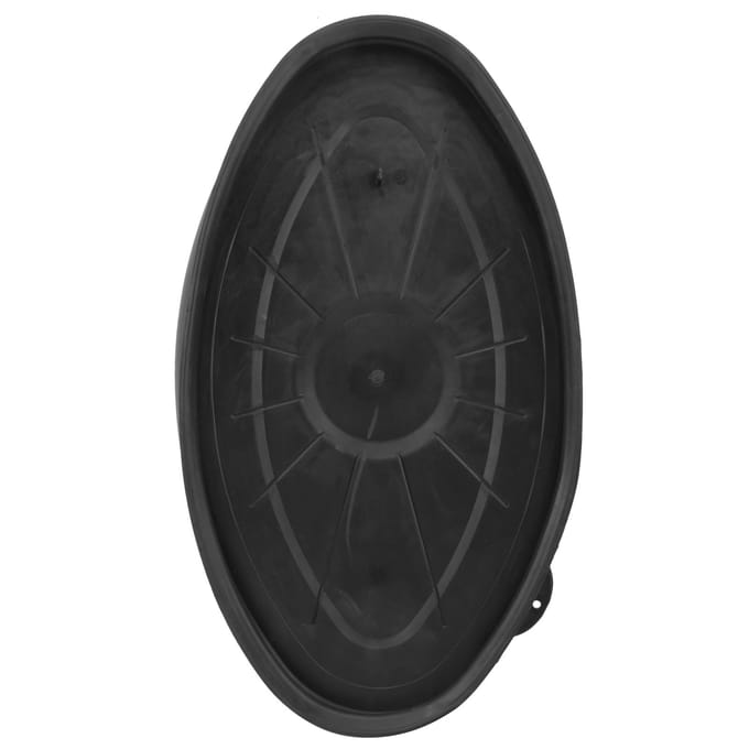 Waterdicht Rond Luikdeksel Plastic Dek Inspectieplaat voor Marine Boot Kajak Kano black