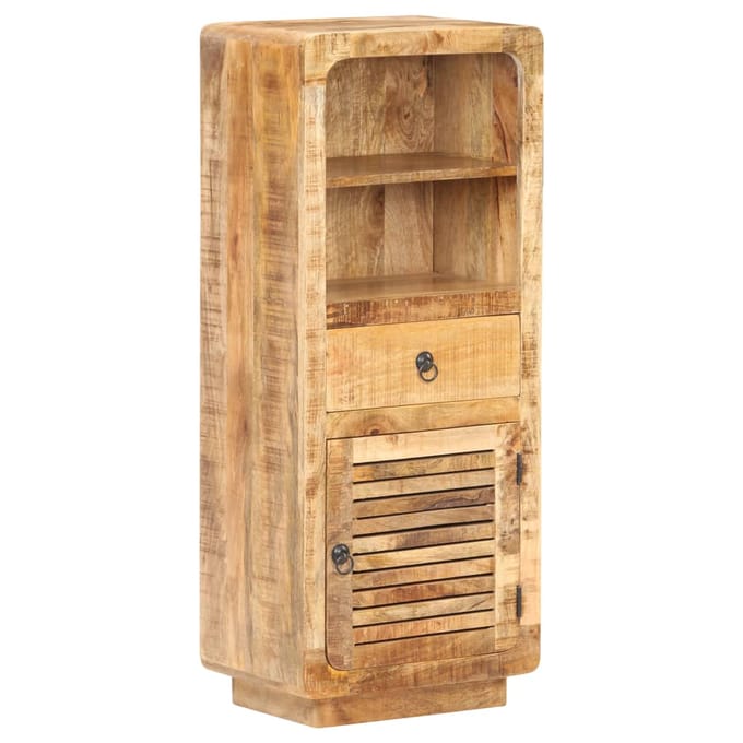 vidaXL - Hoge - kast - 45x32x110 - cm - ruw - mangohout