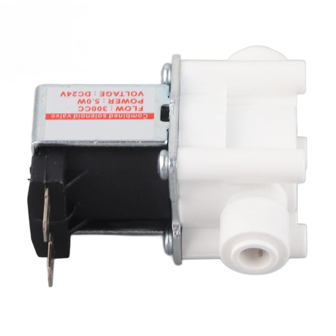 Électrovanne normalement fermée 24V 300cc pour eaux usées pour purificateur d'eau
