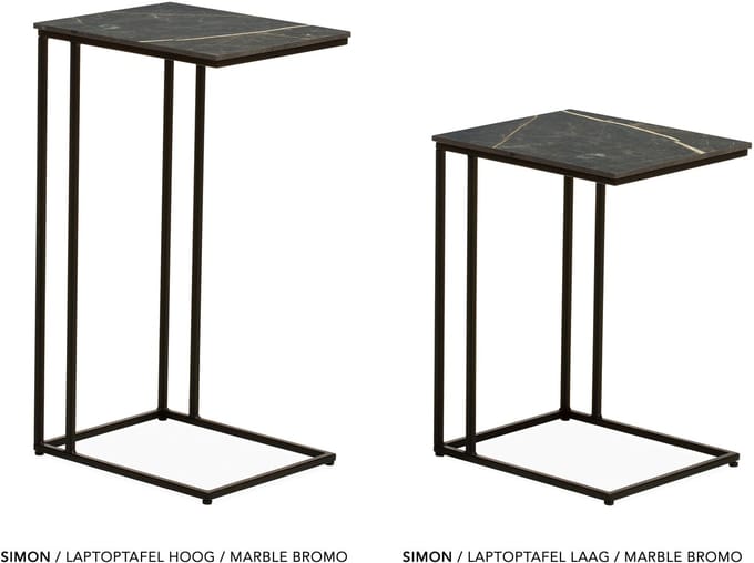 Maxfurn - Laptoptafel | hoogte 68cm | Zeer krasvast | Kleur: Mable bromo