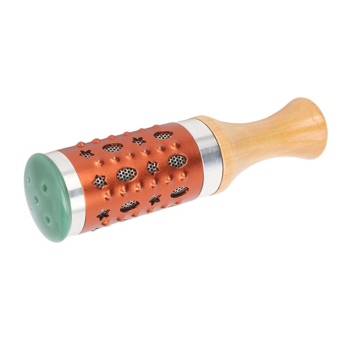 Moxa Stick Brander Houder Meerdere Gaten Snel Verwarmen Vermindert Vermoeidheid Moxibustion Stick Massage beige