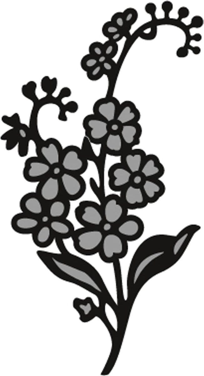 Marianne Design Craftable Mal Tinys forget me not CR1307