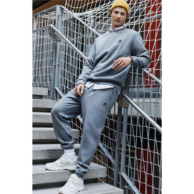 Heren Katoen-polyester Fleece Sweatshirt en Broek Set