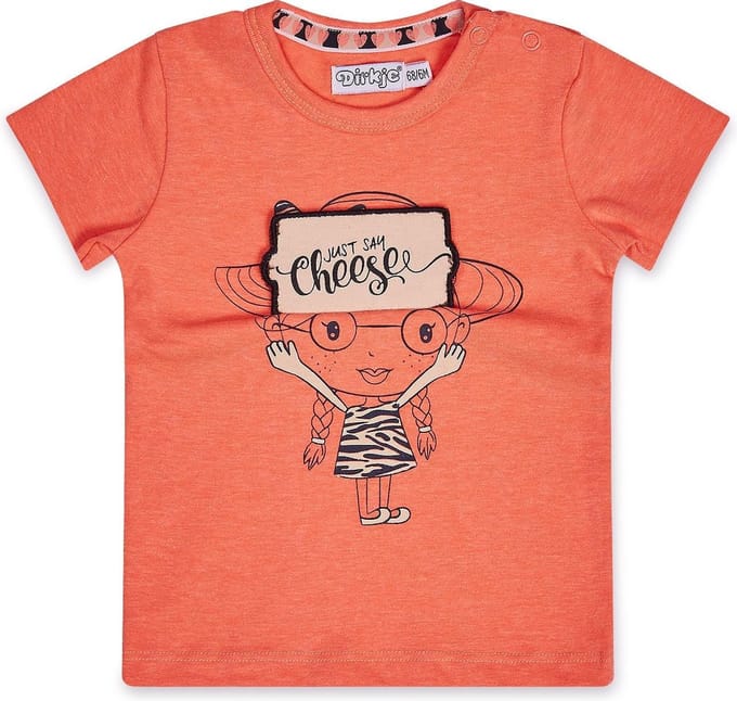 Dirkje E-WOW Baby Meisjes T-Shirt - Maat 62