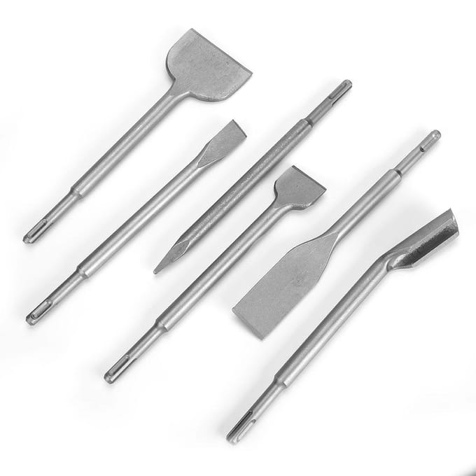 6 stuks Boorhamer SDS Plus Boorbeitelset Beton Muur Boorgereedschap